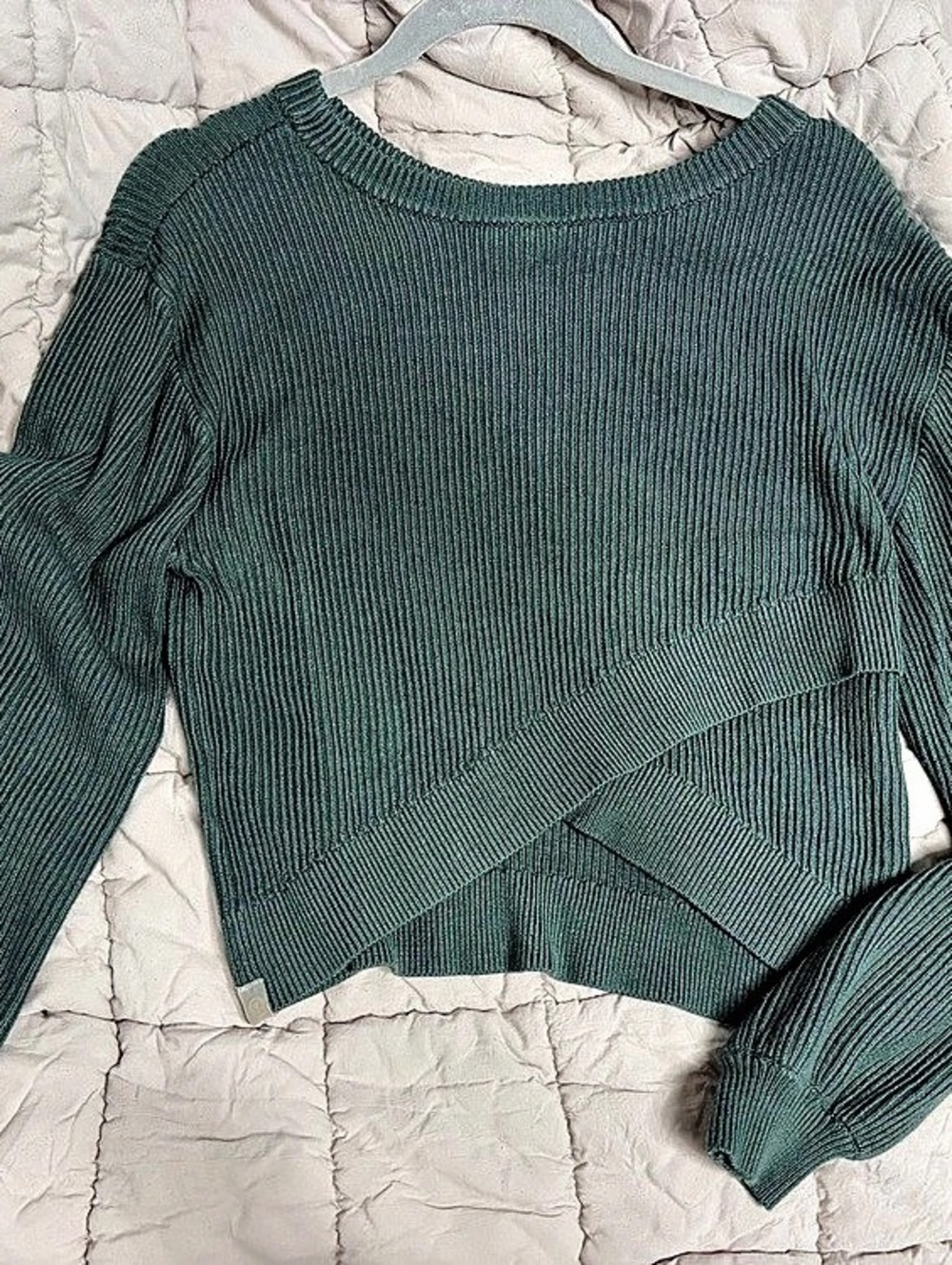 lululemon Reversible Crossover Sweater Green
